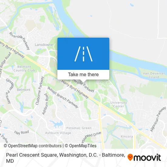 Pearl Crescent Square map