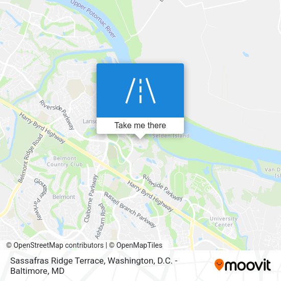 Sassafras Ridge Terrace map
