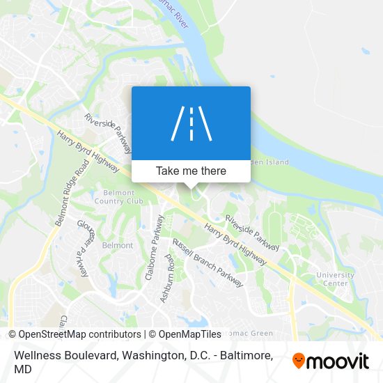 Wellness Boulevard map