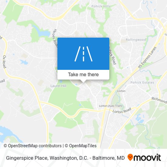 Mapa de Gingerspice Place