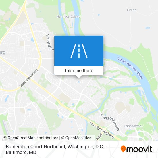Balderston Court Northeast map