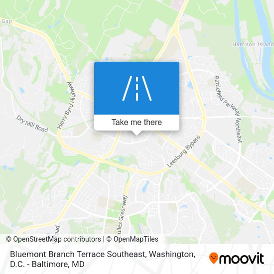 Mapa de Bluemont Branch Terrace Southeast