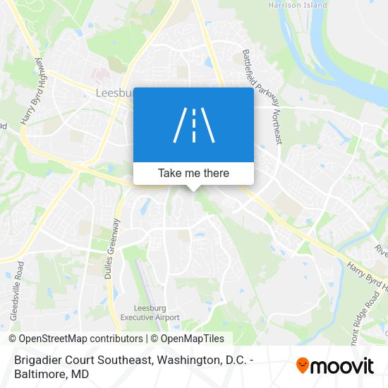 Brigadier Court Southeast map