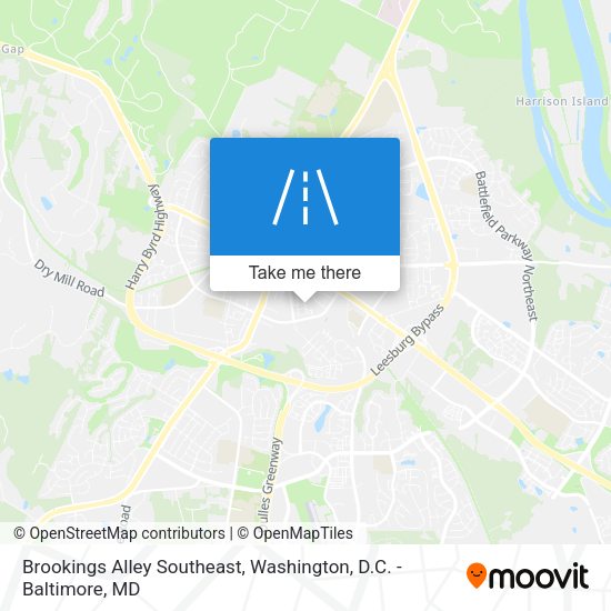 Mapa de Brookings Alley Southeast