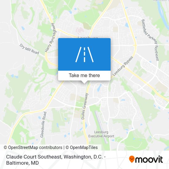 Claude Court Southeast map