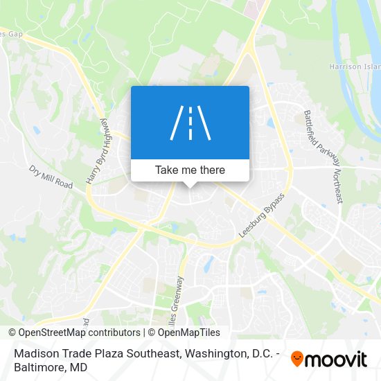 Madison Trade Plaza Southeast map