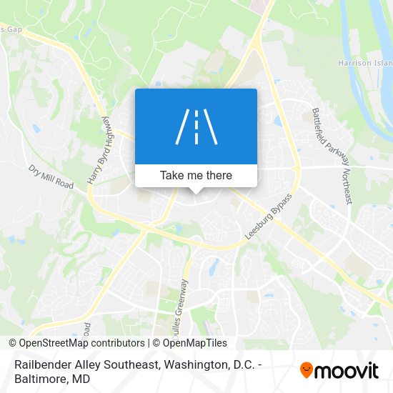 Mapa de Railbender Alley Southeast