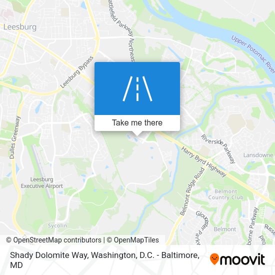 Shady Dolomite Way map