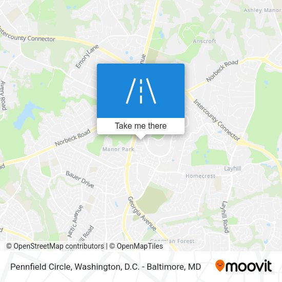 Pennfield Circle map