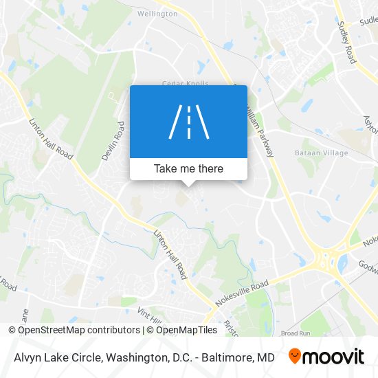 Alvyn Lake Circle map