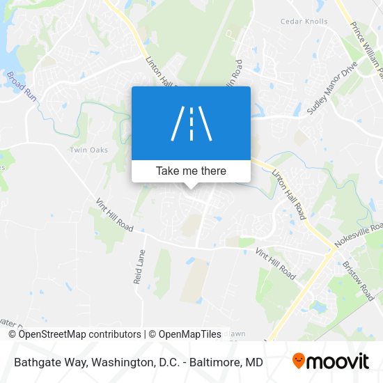 Bathgate Way map