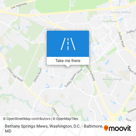 Bethany Springs Mews map