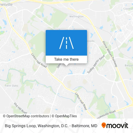 Big Springs Loop map