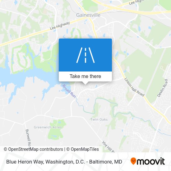 Mapa de Blue Heron Way