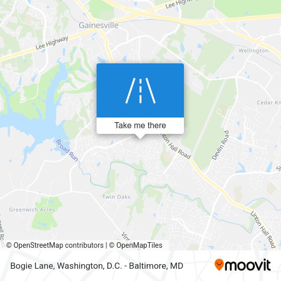 Mapa de Bogie Lane