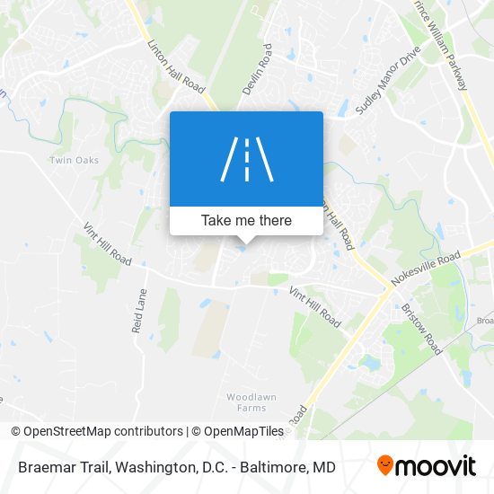 Braemar Trail map