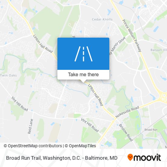 Broad Run Trail map