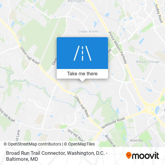 Broad Run Trail Connector map