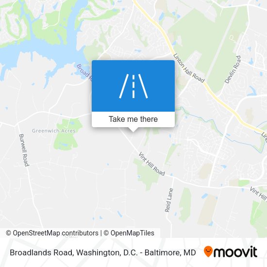 Broadlands Road map