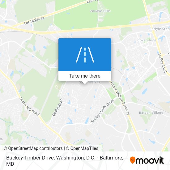 Mapa de Buckey Timber Drive