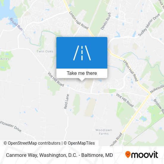 Canmore Way map