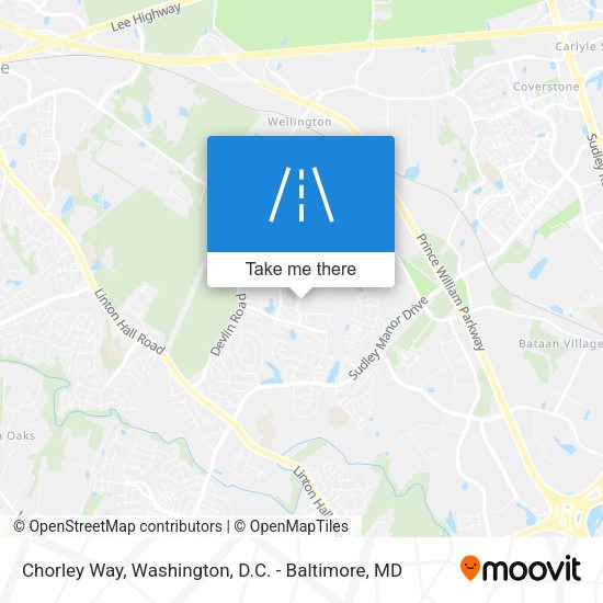 Chorley Way map
