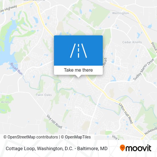 Cottage Loop map