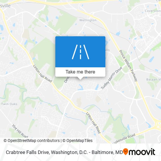 Mapa de Crabtree Falls Drive