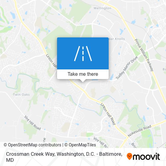 Mapa de Crossman Creek Way