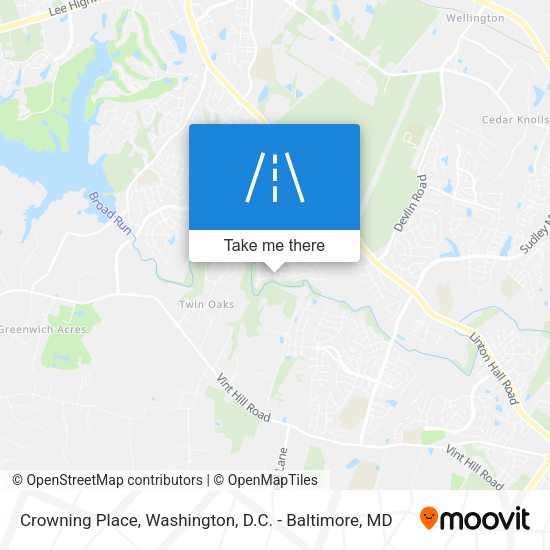 Crowning Place map
