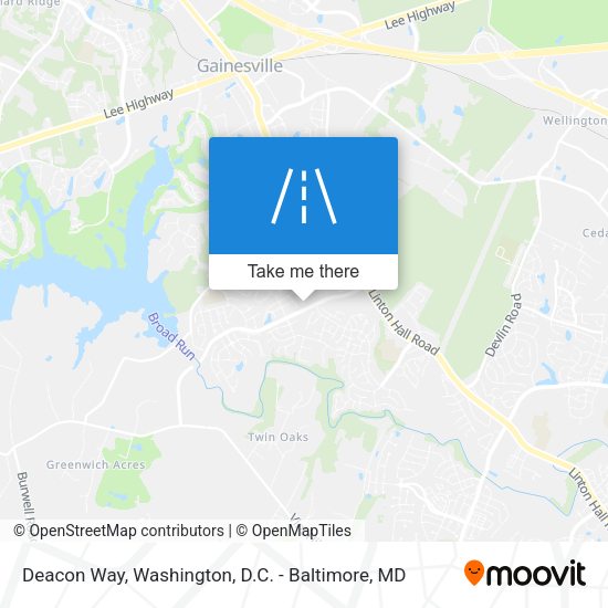 Deacon Way map