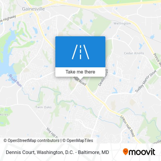 Dennis Court map