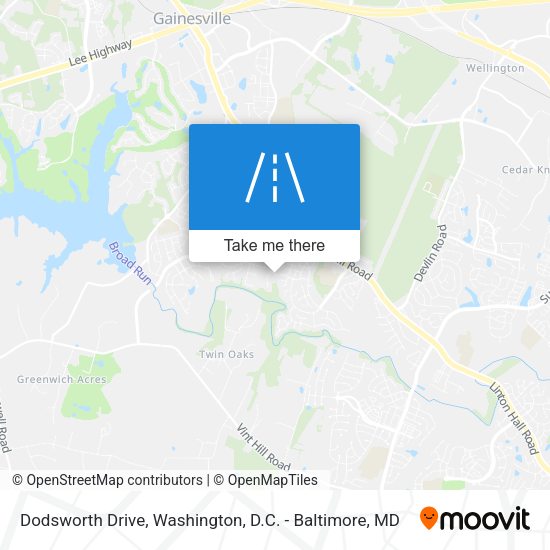 Dodsworth Drive map
