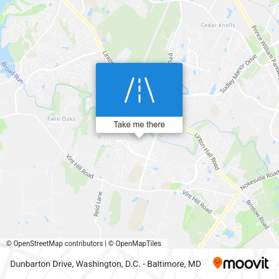 Mapa de Dunbarton Drive