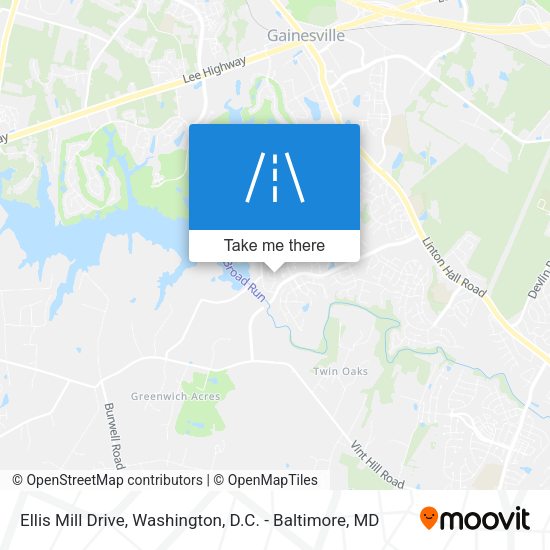 Mapa de Ellis Mill Drive