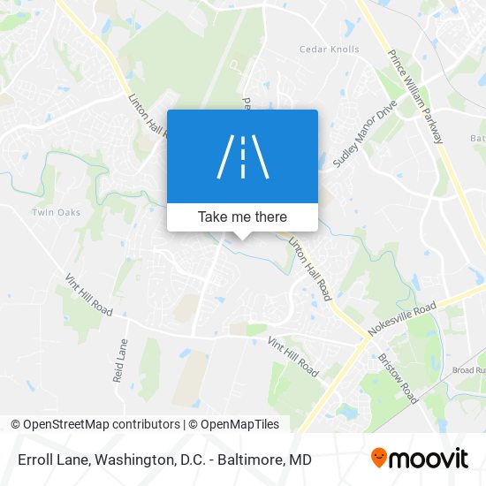 Mapa de Erroll Lane