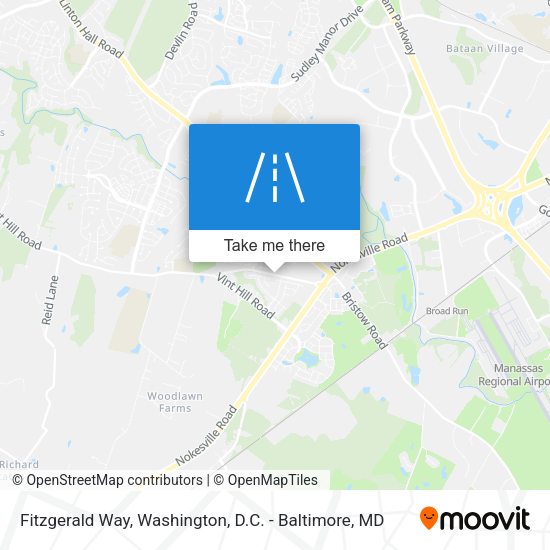 Mapa de Fitzgerald Way