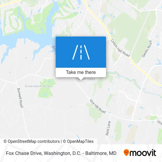 Fox Chase Drive map
