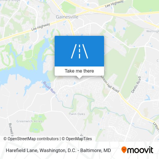 Harefield Lane map