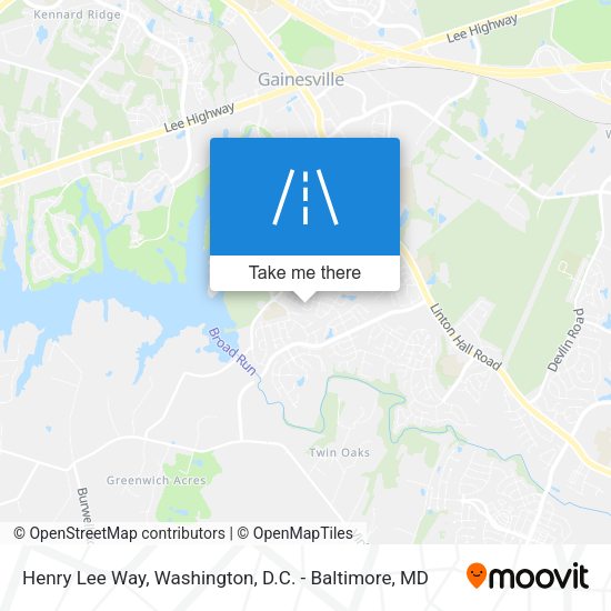 Henry Lee Way map