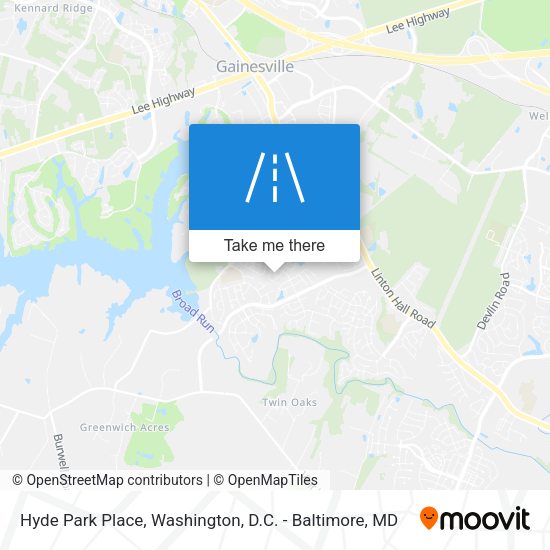 Hyde Park Place map