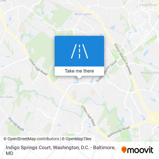 Indigo Springs Court map