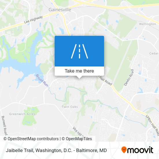 Jaibelle Trail map