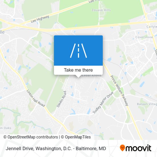Jennell Drive map