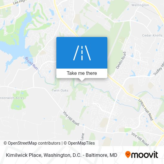 Mapa de Kimilwick Place