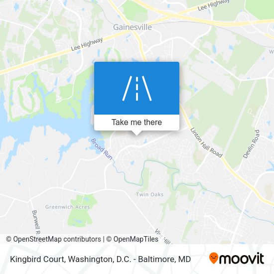 Kingbird Court map