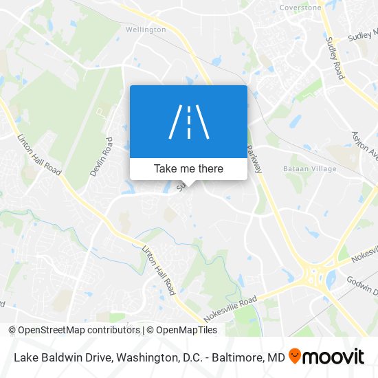 Lake Baldwin Drive map