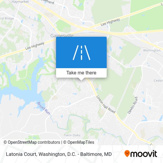 Latonia Court map