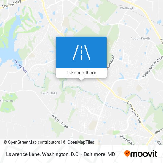 Lawrence Lane map