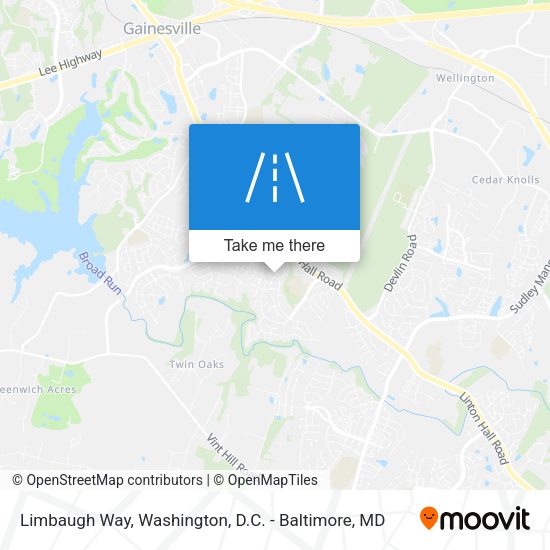 Limbaugh Way map